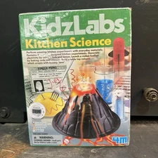 4M Kidzlabs Kitchen Science Experiment KIT Volcano Rocket STEM Learning DIY NEW