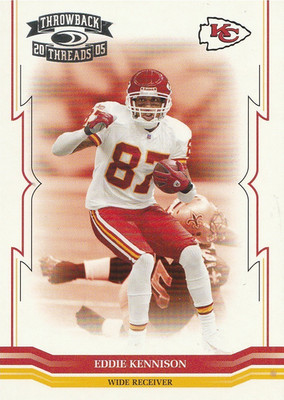 2005 Throwback Threads #75 Eddie Kennison