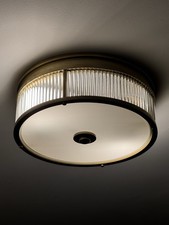 Ralph lauren Allen Small Round Flash Mount  light fitting ceiling new