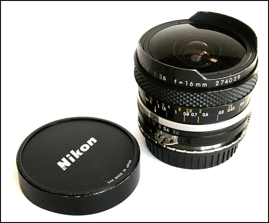 Nikon Fisheye-NIKKOR 16mm Focal f/2.8 Camera Lenses for sale | eBay