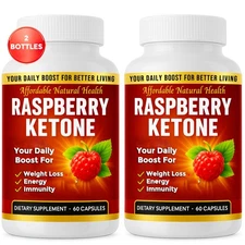 Pure Raspberry Ketone Diet Pills Fat Burner Works Fast For Women and Men 1000 mg