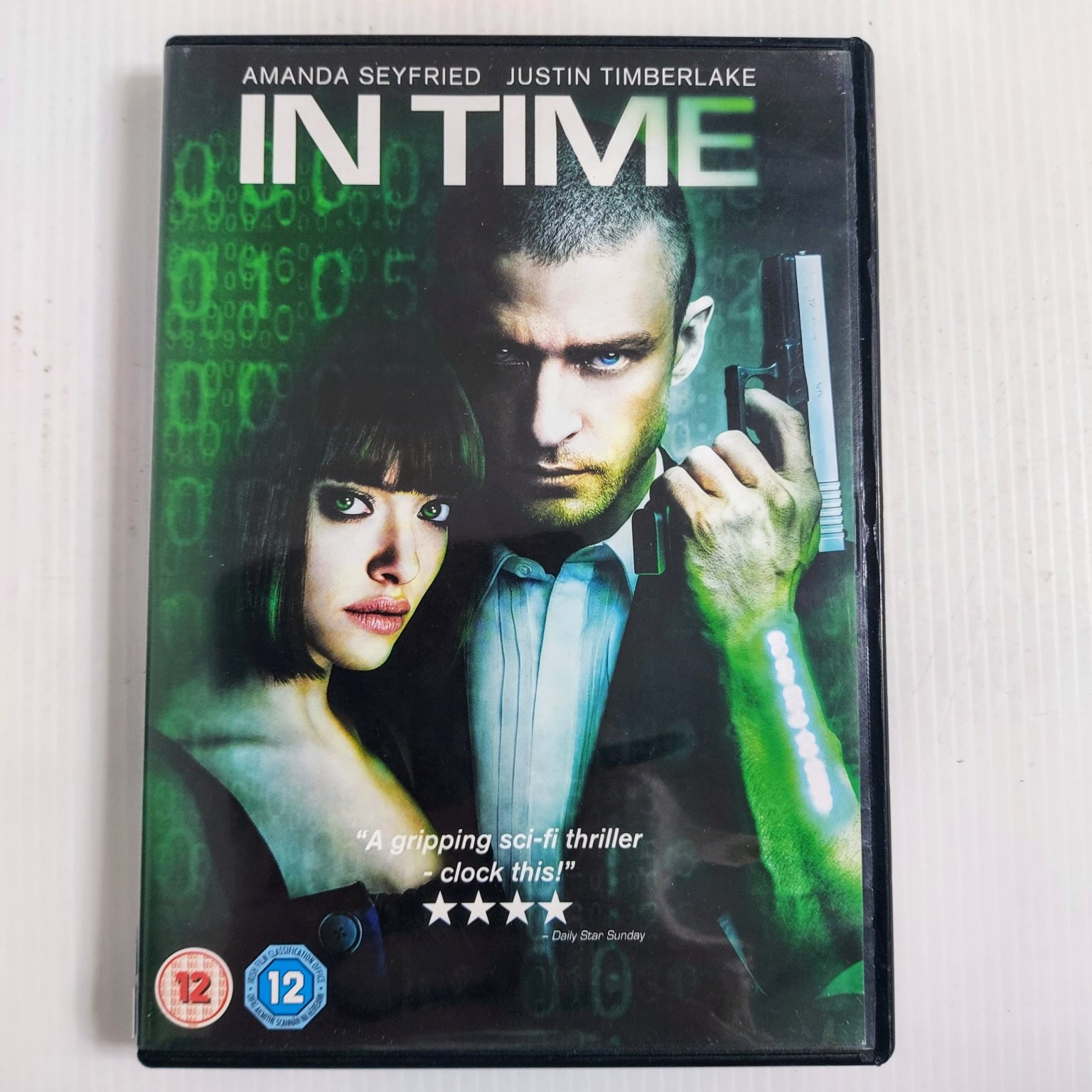 In Time DVD 2011 Sci-Fi Thriller Justin Timberlake Amanda Seyfried Andrew Niccol