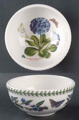 Portmeirion Botanic Garden Blue Primrose Ind Salad/Dessert/Fruit Bowl