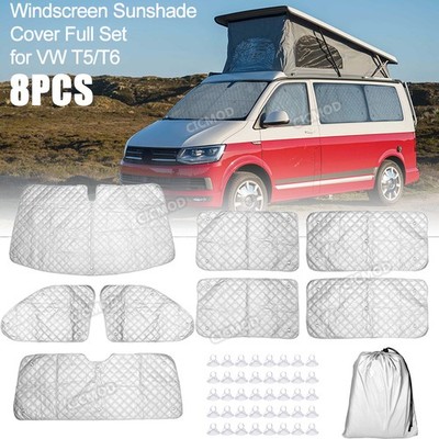 Für VW T5 T6 Scheibenabdeckung Hecktür Sonnenschutz Auto Thermomatten Abdeckung