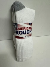 American Rough Heavy Weight Work Boot Mens Crew Sock (Size 10-13)