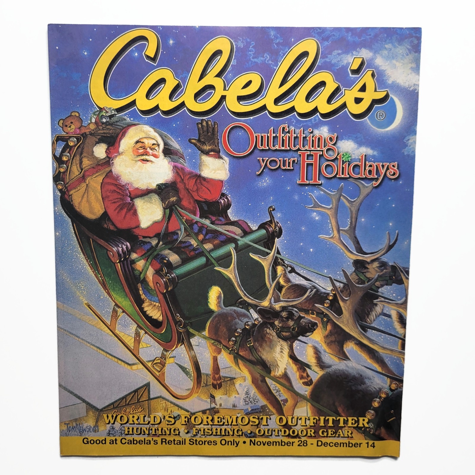 Vintage 2003 Cabelas Pre Christmas Sale Catalog Hunting Outdoors Clothing Gifts