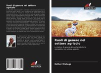 Ruoli Di Genere Nel Settore Agricolo Esther Wahaga Taschenbuch Italienisch 2021
