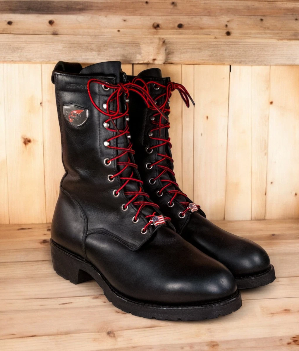 RED WING SHOES ブラック長靴 59001 M/7.5/C/75 Red Wing 拉链靴男| eBay