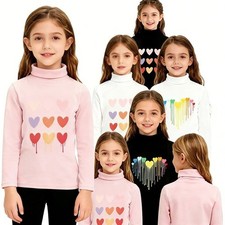 Kids Girls Shirts Running Top Underwear Undershirt Football Outdoor Skiing