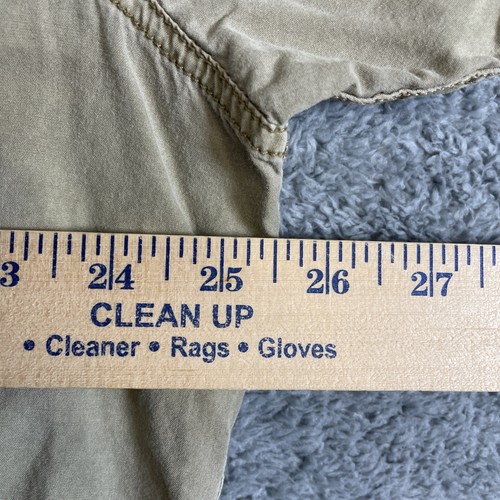 Converse Shirt Men XL Sandy Brown Boho Button Up LS Skater Prep Flap Pockets - Picture 8 of 17