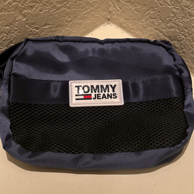 Tommy Jeans Nylon Belt Bag Purse Navy Blue Retro 90's Sporty Y2K Style NWT