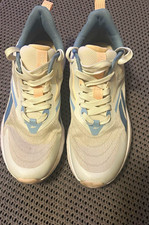 Reebok Woman  s Athletic Sneaker Lace Up Low Top White/Blue Activewear Casual