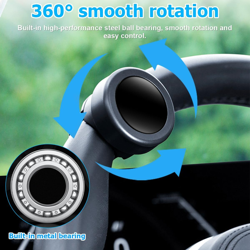 Universal Car Steering Wheel Spinner Knob 360° Rotation for SUV, Truck ...