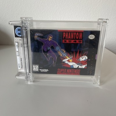 Phantom 2040 (SNES) Super Nintendo Factory Sealed Graded 8.5 A+ SealViacom RARE