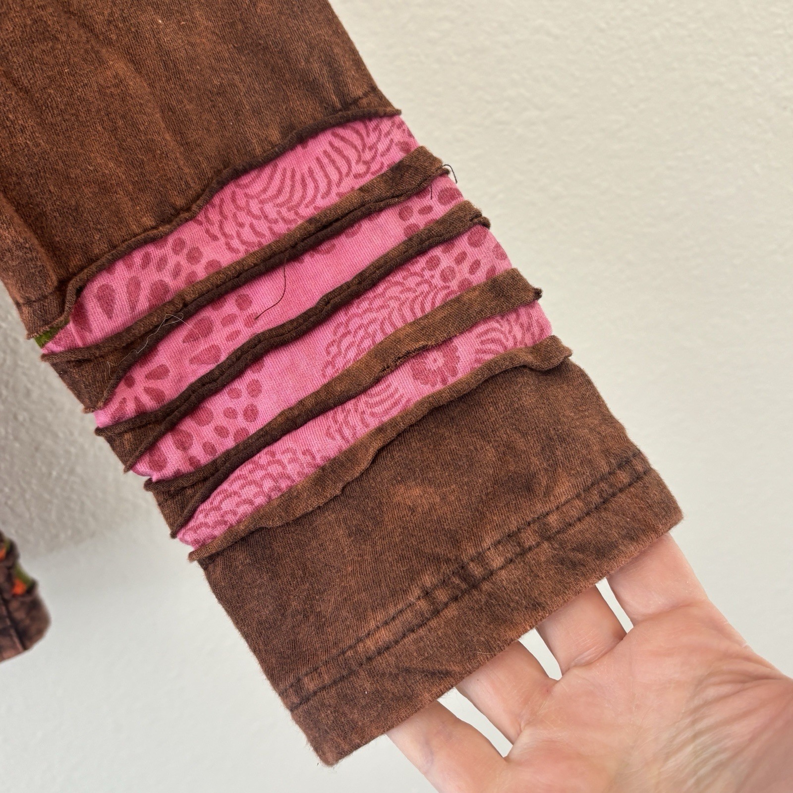 Rising International Patchwork Full Zip Hoodie Ja… - image 8