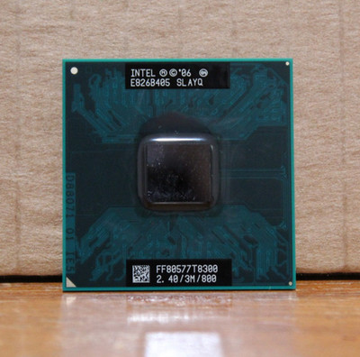 INTEL CORE 2 DUO T8300 PROCESSOR 2.4GHZ/3M/800MHZ SLAYQ Socket PGA478 Mobile CPU
