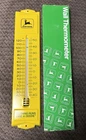 Vintage John Deere Thermometer Metal Enamel Paint NOS With Original Box Unused