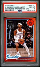 2025-26 Topps - 1980-81 Topps Basketball Shai Gilgeous-Alexander Orange /25 PSA