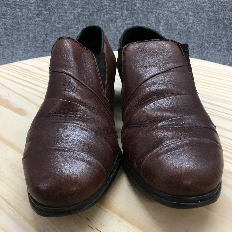 Rieker Shoes Womens 6.5 Loafers Brown Slip On Casual Comfort Round Toe Block - Image 4 of 4