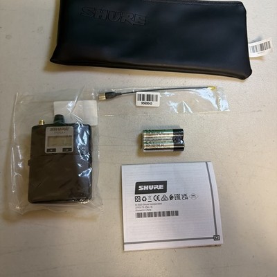 Shure P9RA+ Bodypack Receiver - G6 470-506 MHz for PSM900 System NEW