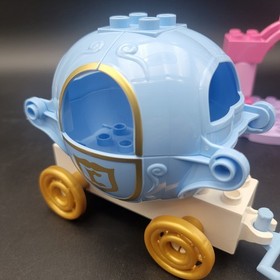DUPLO 6153 CINDERELLA CARRIAGE 100% Complete  Figure w/Skirt Animals LEGO