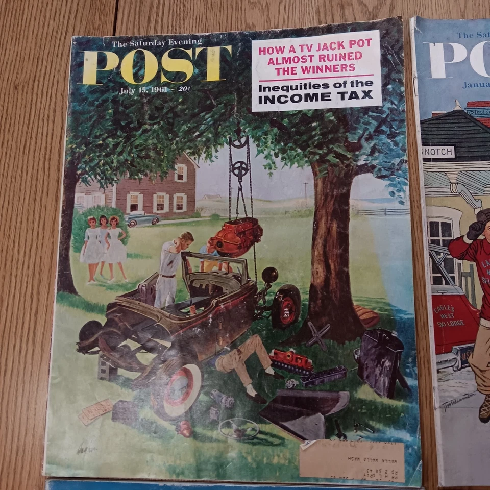 SATURDAY EVENING POST MAGAZINES VINTAGE 1961 LOT OF 4  JAN, JUN, JUL, SEPT Foto 4 de 4