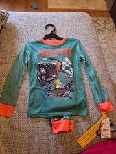 Jurassic World Boys  Long Sleeve Pajama Set   Top  Pants, Size 6