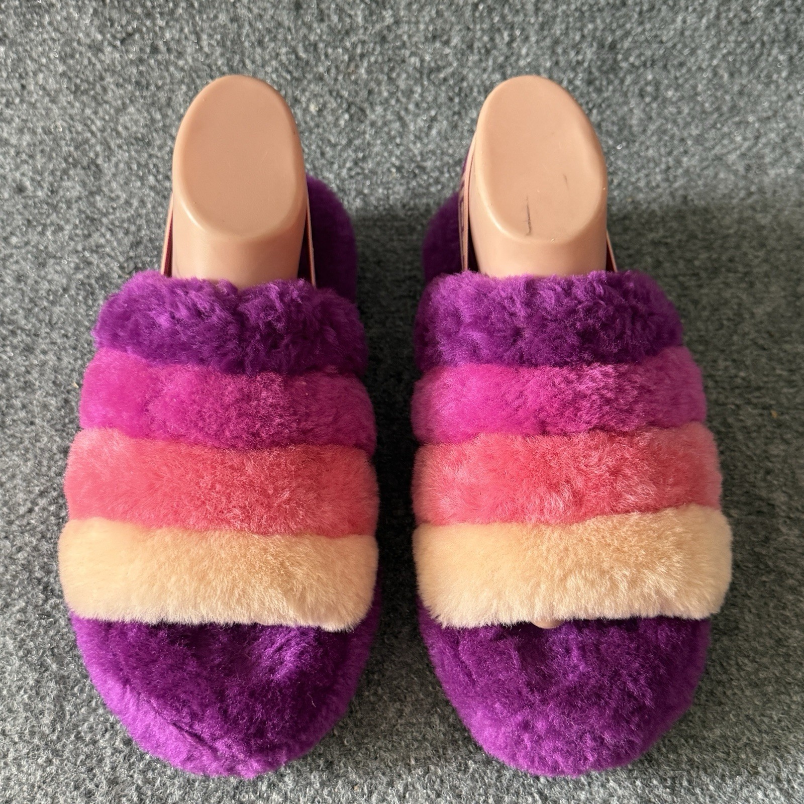 UGG Women's Fluff Yeah Slide Sandals Women's 9 Slide Berrylicious Cozy slipper image 5