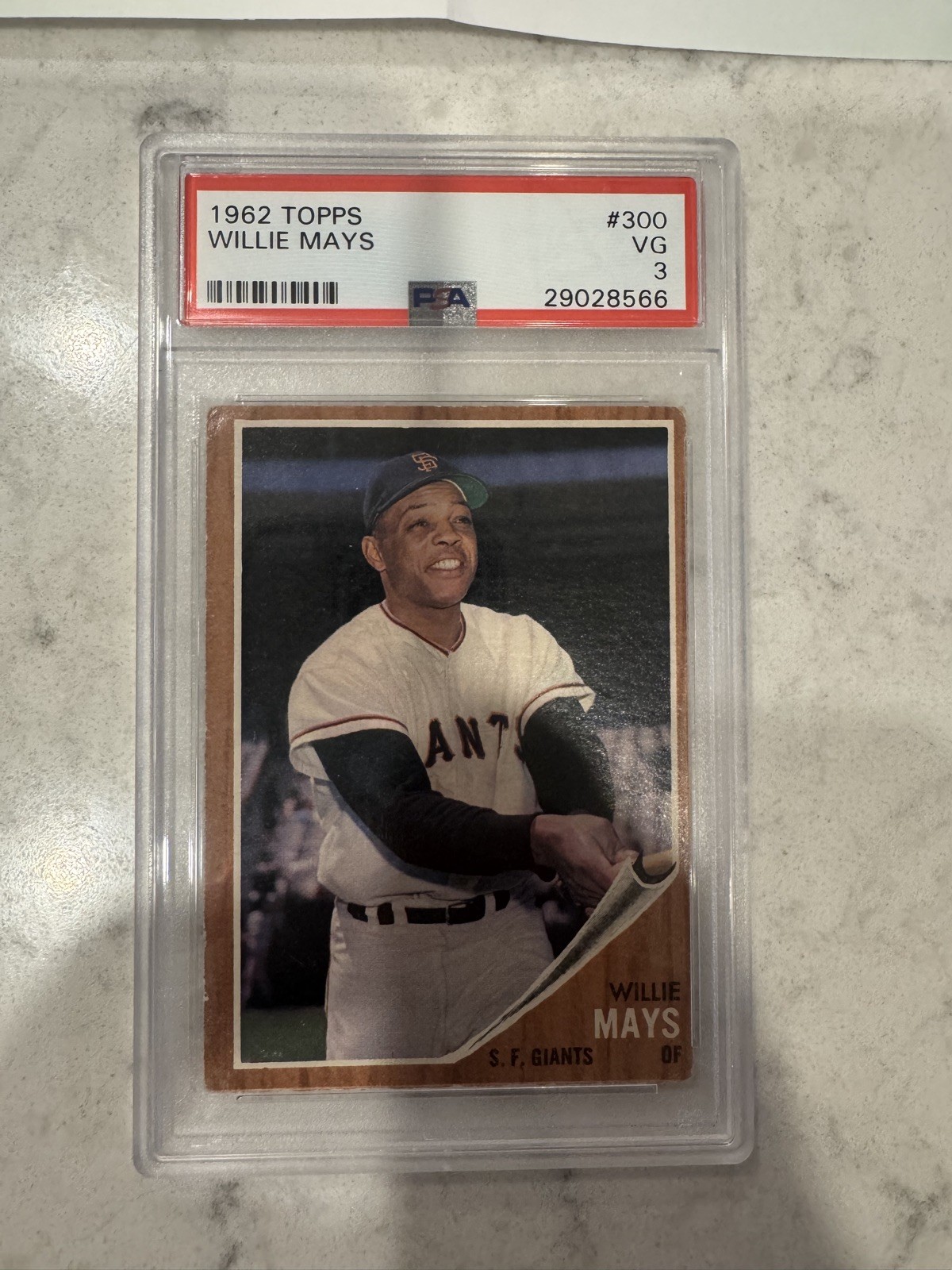 1962 Topps - Willie Mays #300 PSA 3