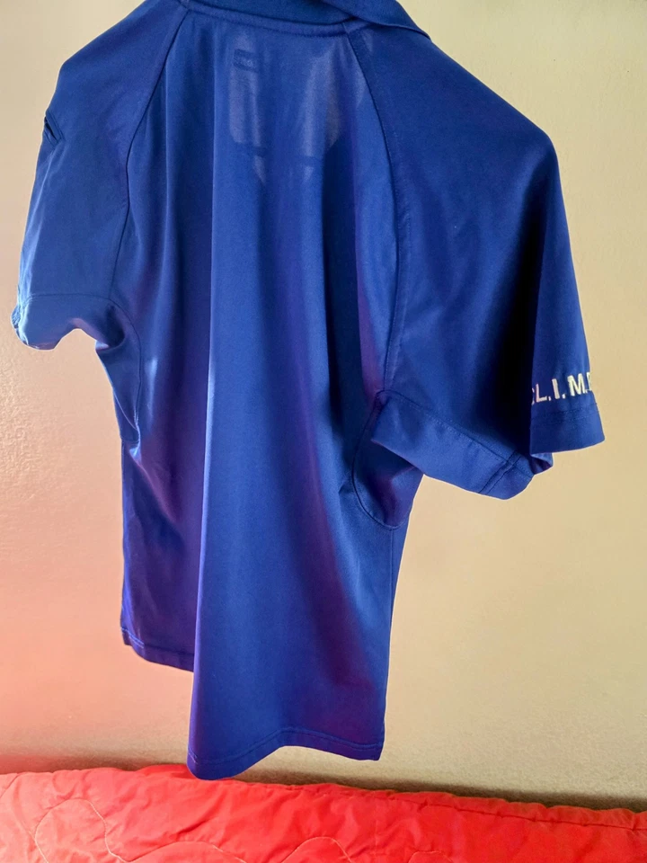 Camisa polo uniforme para mujer Medium-Allegiance Mobile Health/EMS/911, azul Foto 4 de 4