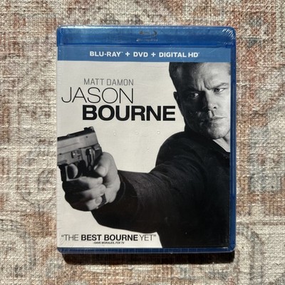 Jason Bourne (Blu-ray + DVD + Digital HD, 2016) Brand New (Sealed)