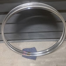 Vintage Araya Rm20 26 Rims - Super Hard Anodized Polished Silver Very Nice