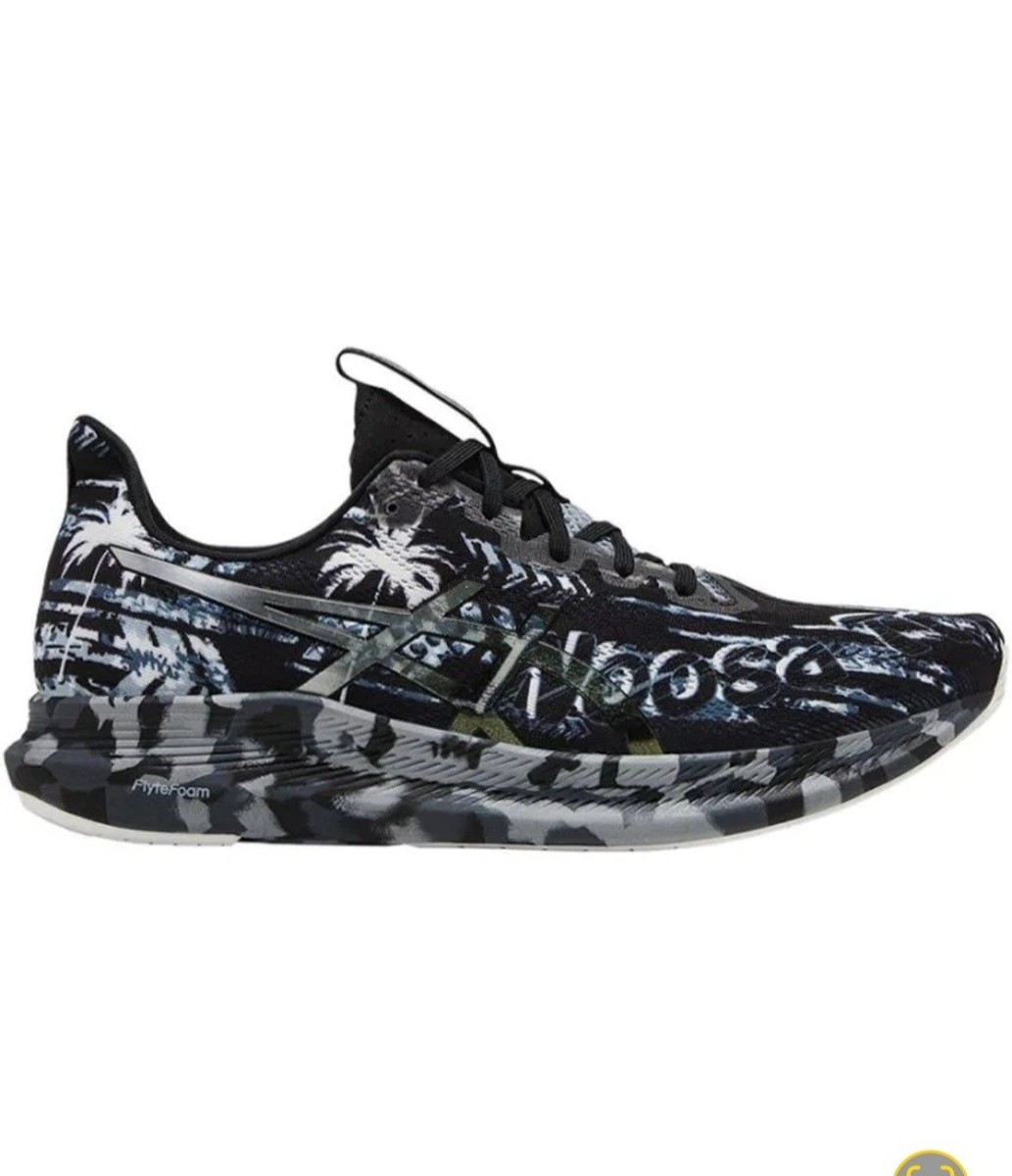 ASICS Noosa Tri 14 Mens 10 Tropical Performance Running Shoe Sneaker 1011B368 Size 11 - Asics Noosa Tri 14 Tropical - Black Pure Silver  main image 3