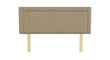 Porto Linen Fabric Headboard Plain Border Headboard for Divan Beds All Bed Sizes