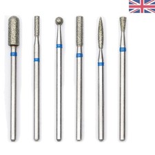 Salon-Quality 6 Pcs Carbide Diamond Nail Drill Bits – Safe Cuticle Care Tools
