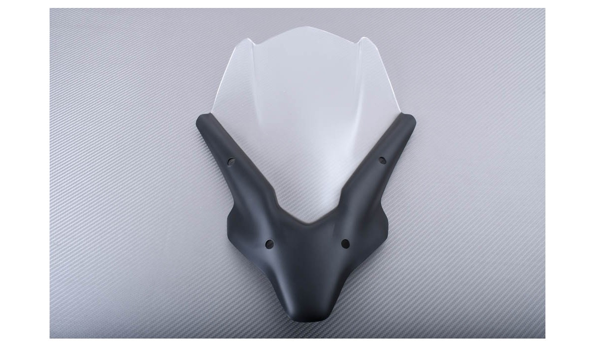 Bulle Touring Transparente Anti-Turbulence pour Yamaha MT07 de 2021 à 2022