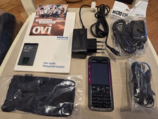 UNTESTED - Nokia XpressMusic 5310 - Purple Vintage T-Mobile Cell Phone Y2K