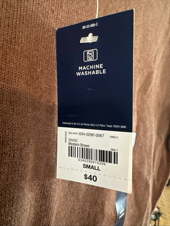 Camisa marrón occidental manga corta Stafford para hombre Foto 3 de 4