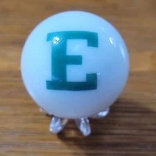 EASTERN MICHIGAN UNIVERSITY MARBLE COLLEGE SHOOTER 1" SZ & STAND EAGLES