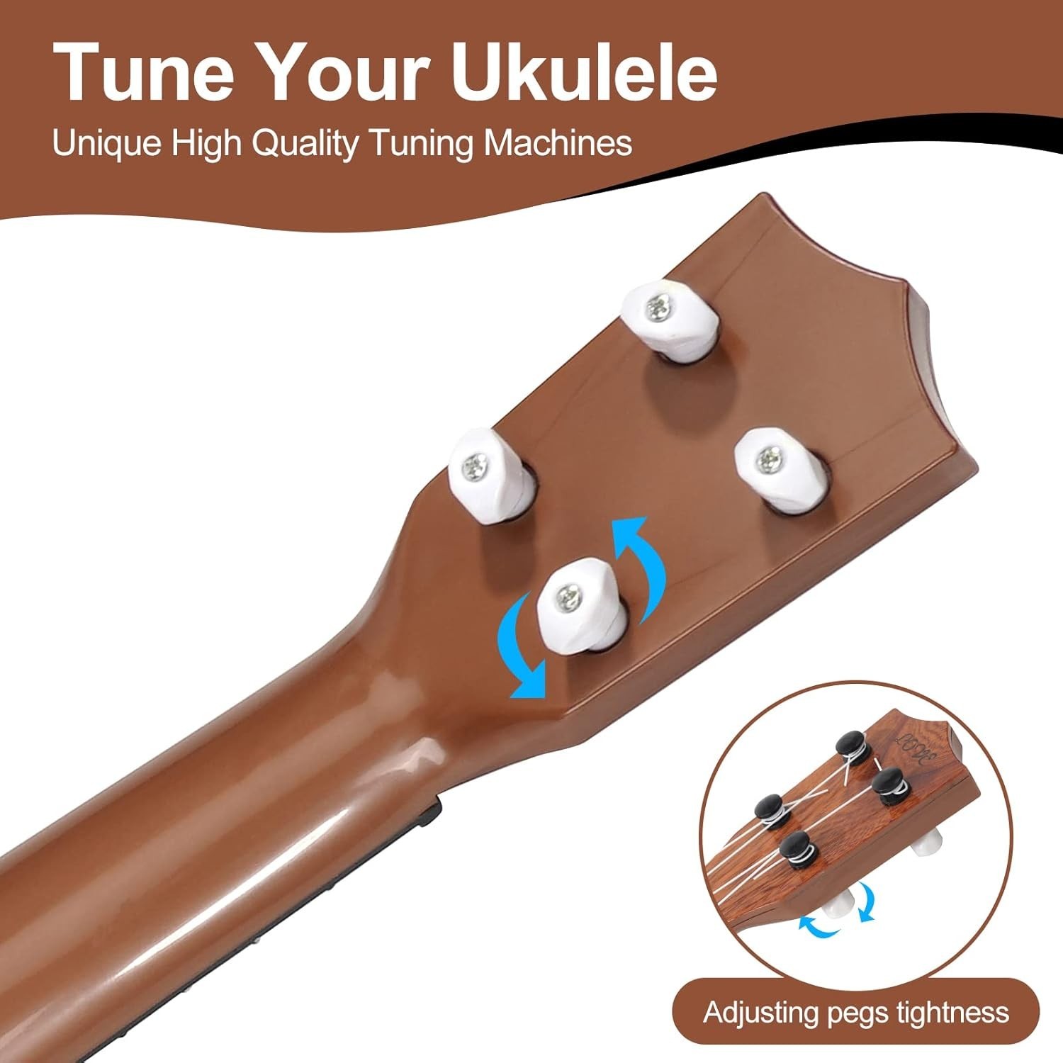 Ukulele per bambini 17" - 4 corde foto 6