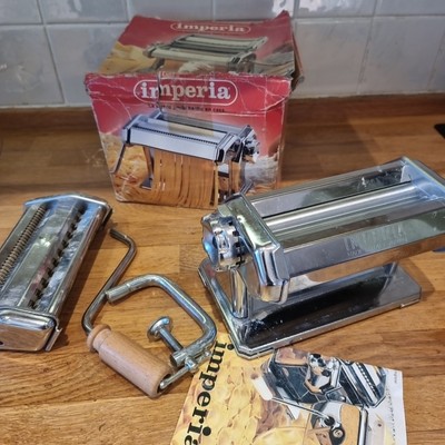 Imperia Nudelmaschine Maschine - Made in Italy - Originalverpackt Edelstahl Modell SP150