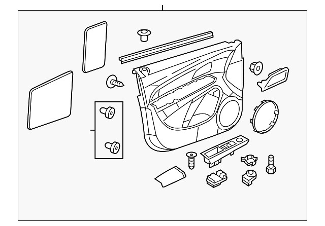 Recubrimiento de puerta del lado del conductor para GM Cruze 2015-2016 (P/N 94780447)