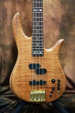 Fodera Victor Wooten Classic Monarch 4 Deluxe Custom Flame Koa Qe16