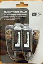WBOX OE-VBPUSHPMP 4K/8MP Video Balun