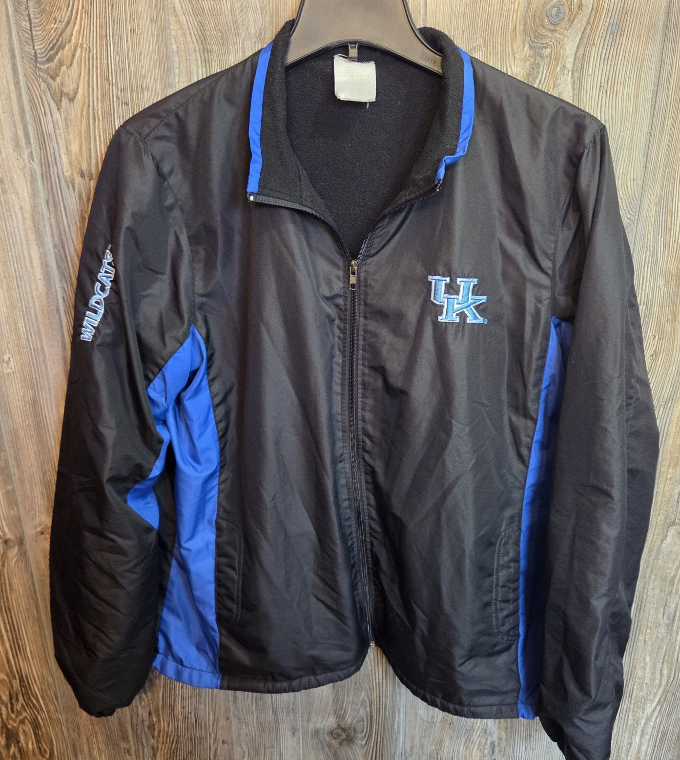 University of Kentucky Wildcats UK Full Zip Fleece Lined Jac