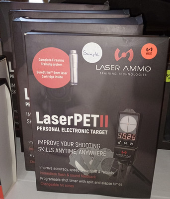 Laser Ammo LaserPET II Electronic Shooting Training Target System Black/Red