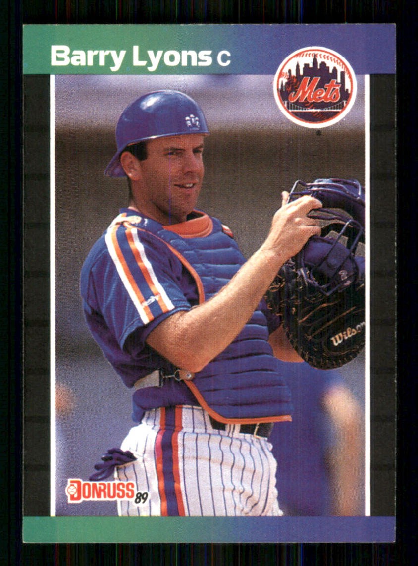 1989 Donruss #572 Barry Lyons New York Mets TW5065