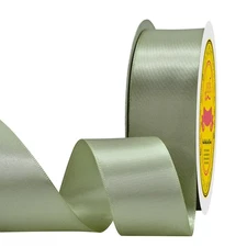 Double Face Spring Moss Satin Ribbon 1-1/2 inch X 50 Yards Polyester Spring M...