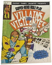VILLAINS & VIGILANTES RULEBOOK 1979 SuperHero Role Play Fantasy Games  Vintage