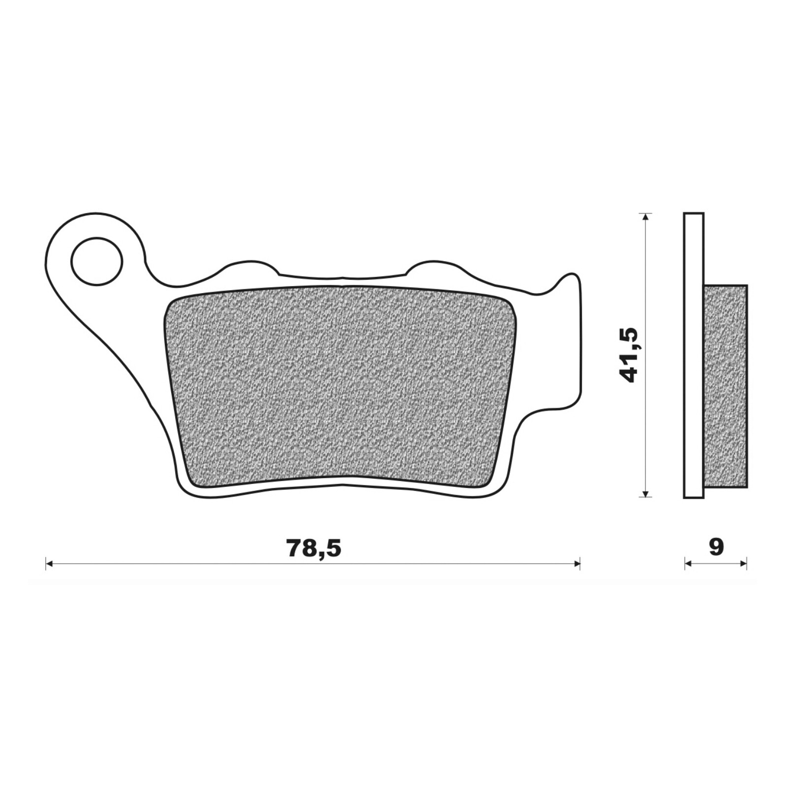 Brake Pads Brembo Sintered For Yamaha XT 660 X (04-06) DM01 - Front